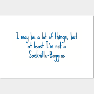 Sackville-Baggins Posters and Art